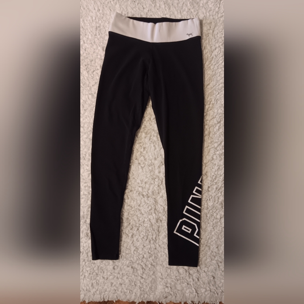 Victoria's Secret Black and White Kids Leggings